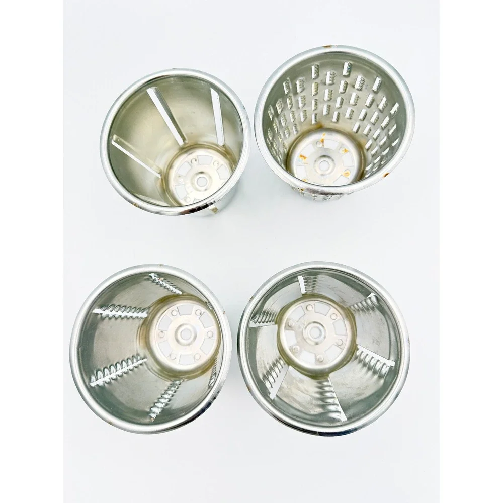 KitchenAid Rotary Grater Cones Set of 4‎ Metal Shredder Slicer Cones 1G 2G 3G 4G